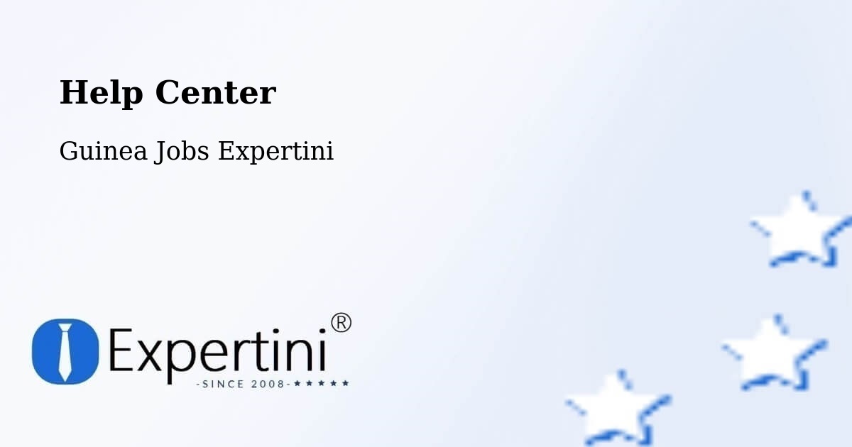 Help Center – Télimélé - Guinea Jobs Expertini